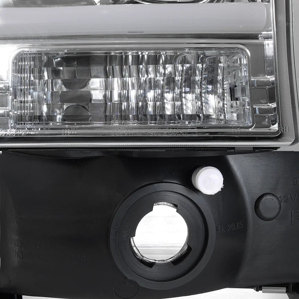 LED Tube Bar Projector Headlights Driver and Passenger Side P94215