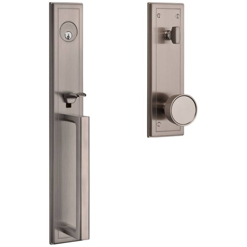 Satin Nickel Full Dummy Handleset V7046