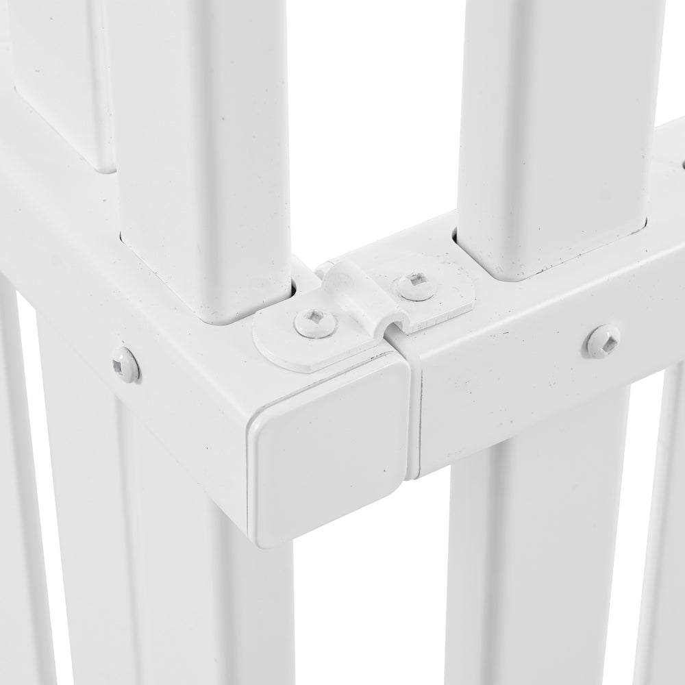 White Vinyl Outdoor Privacy Screen Panels Kit P461