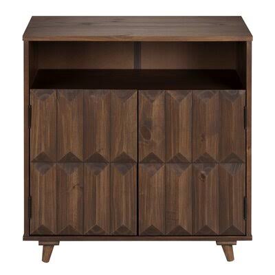 Solid Wood 2 Door Accent Cabinet T742780