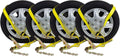 2 Chain Ratchets & Lasso Straps Tow Truck Wrecker Car Hauler Wheel Lift D91162