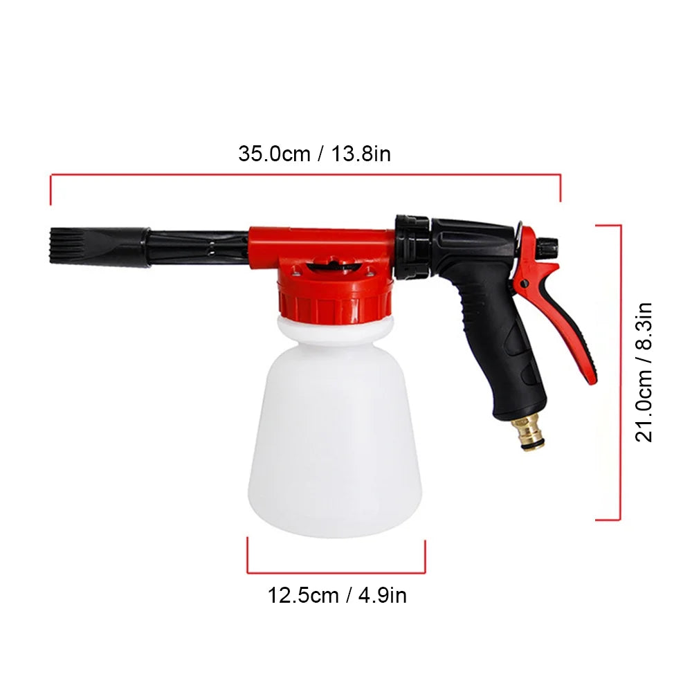Foam Sprayer Nozzle Kit with 1 Liter Bottle Universal Connectors A701625