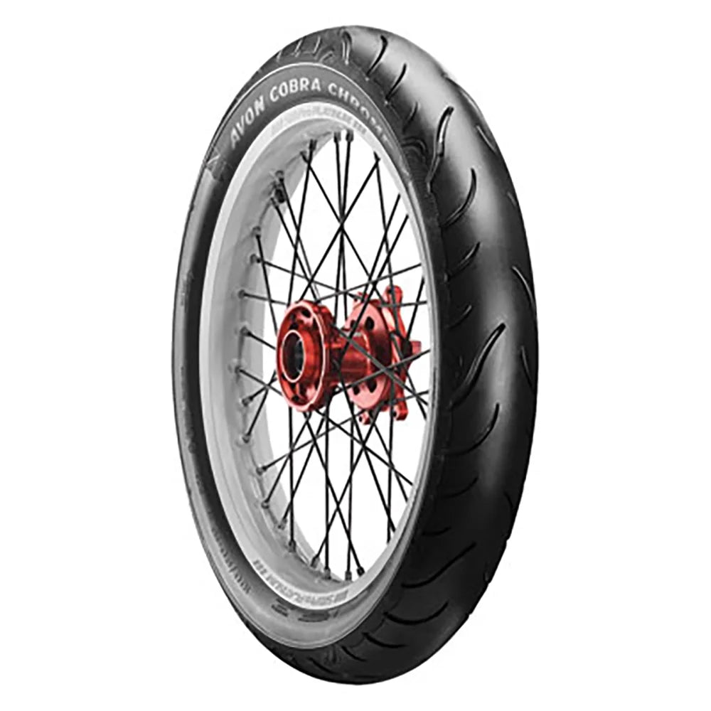 Avon Cobra Chrome Front Motorcycle Tire 130/60B-21 Black Wall Y8813
