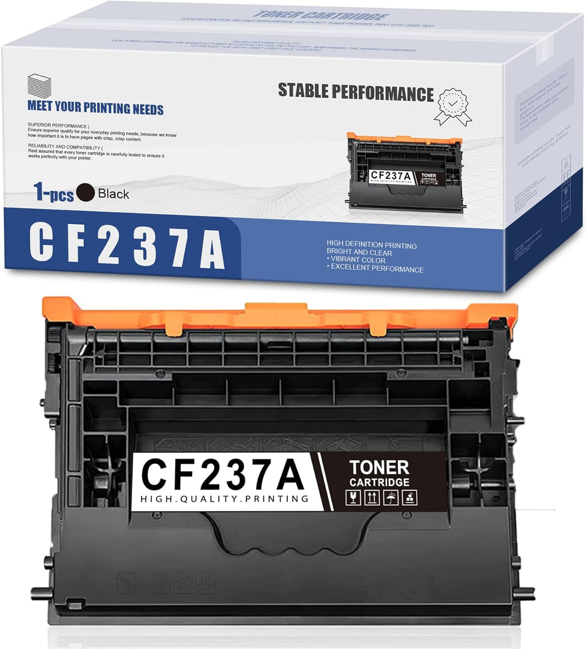 Black 1-Pack Toner Cartridge Q2314