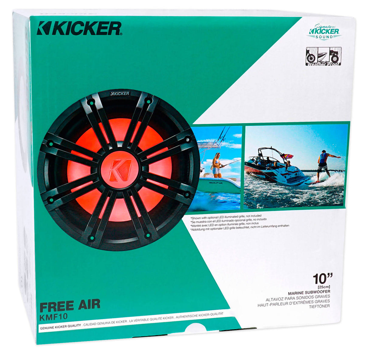 10 Free Air Marine Subwoofer with Amplifier B59262