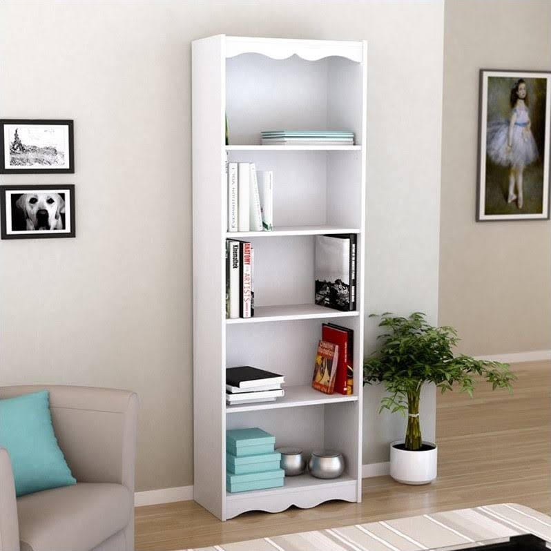Tall Bookcase in Frost White L57996
