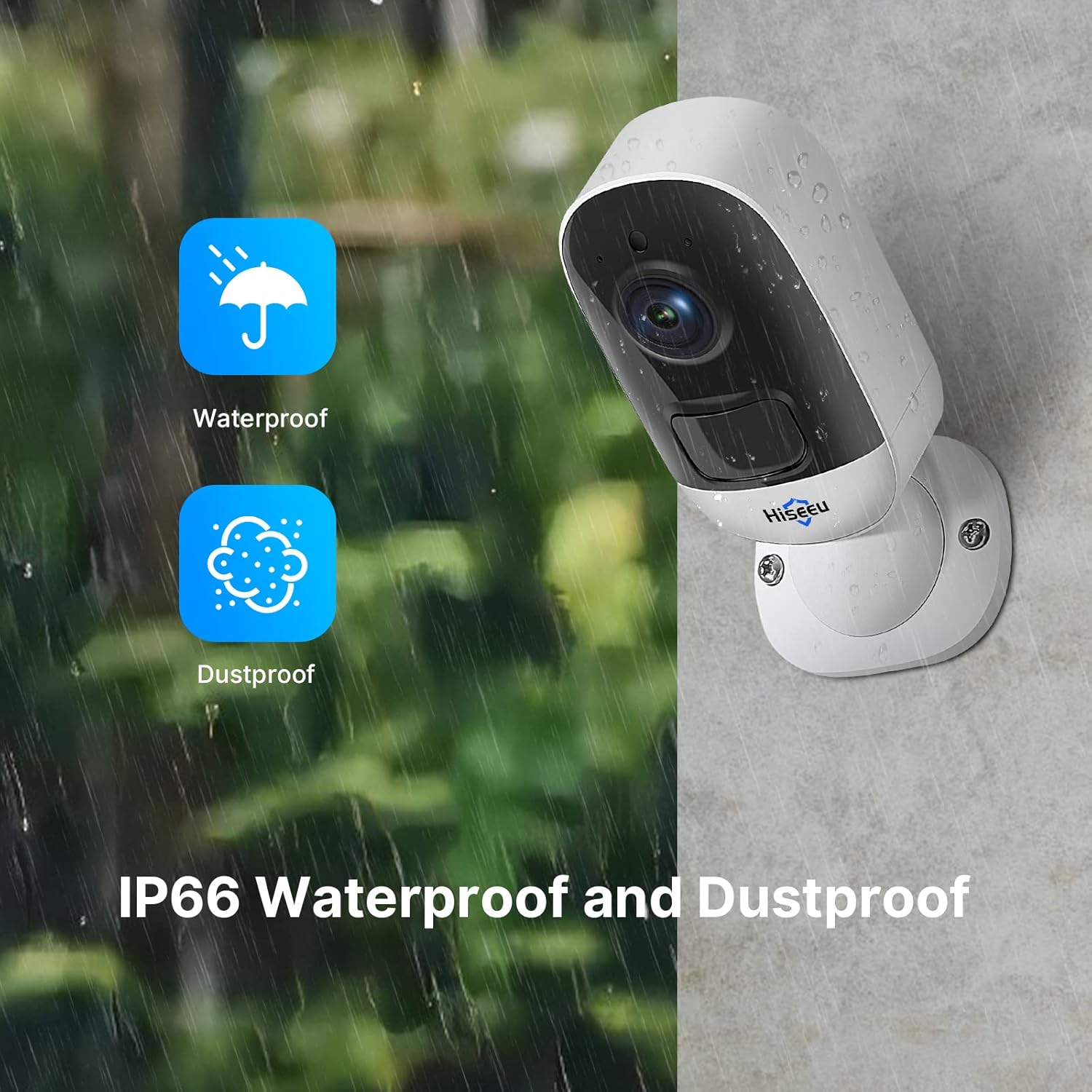 2k Outdoor Security Camera System, 2-Cam Wire-Free, 4 Channel, Night Vision C9358
