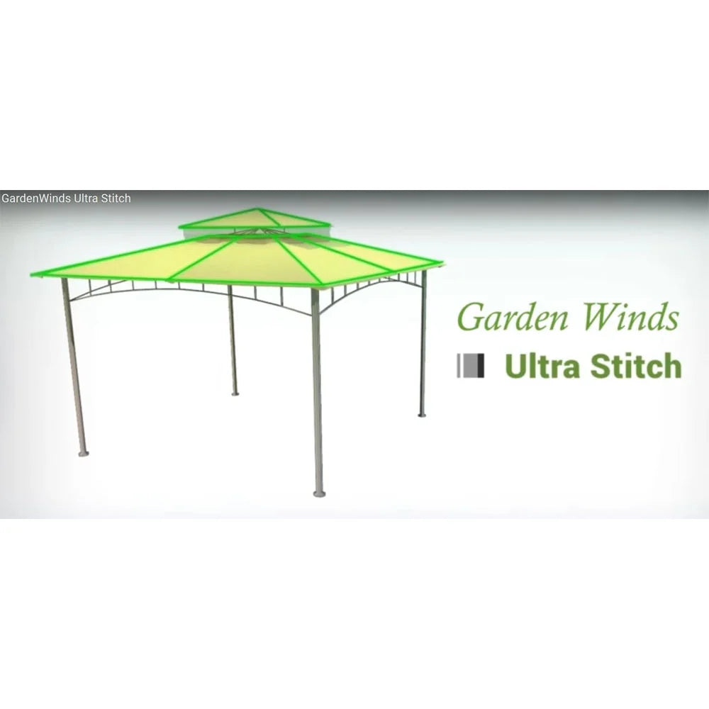 10x12 Gazebo Replacement Canopy Top Cover F93050