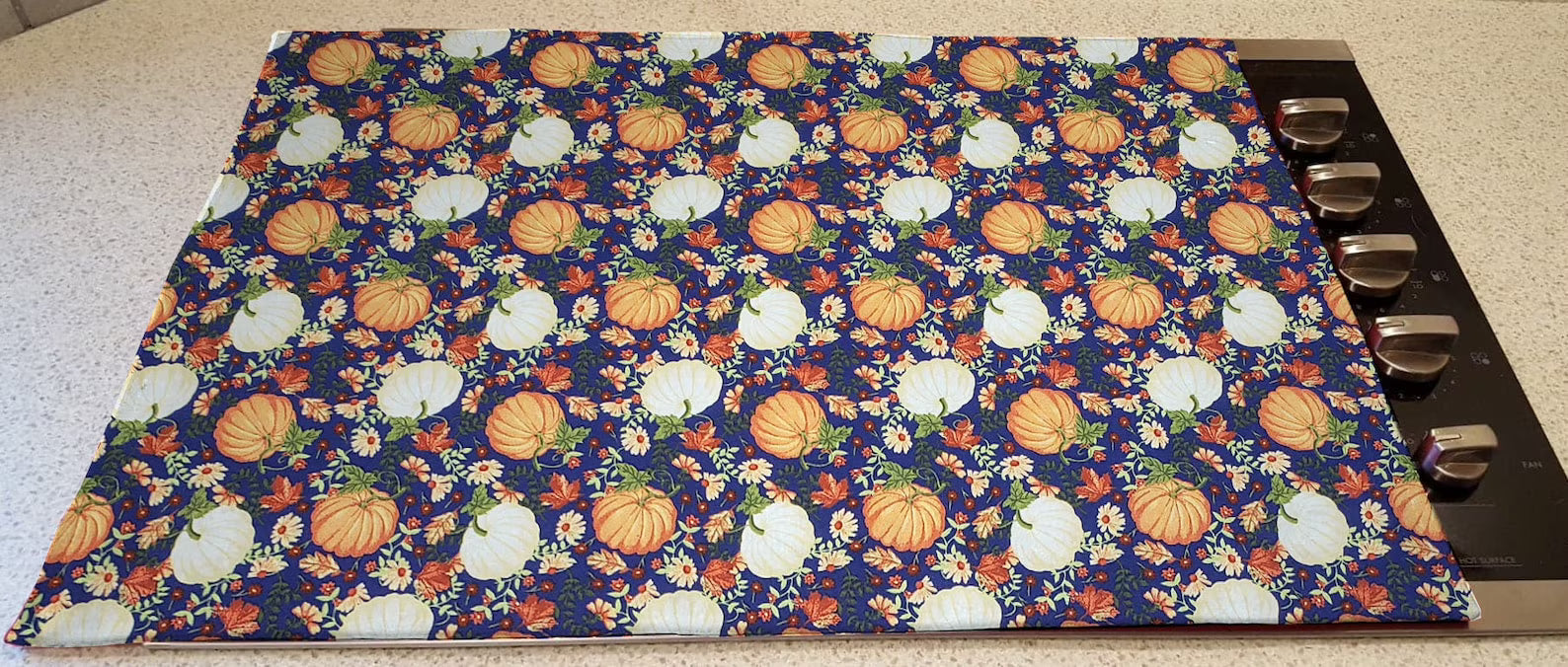 Pumpkins on Purple Stove Top Cover & Protector C424