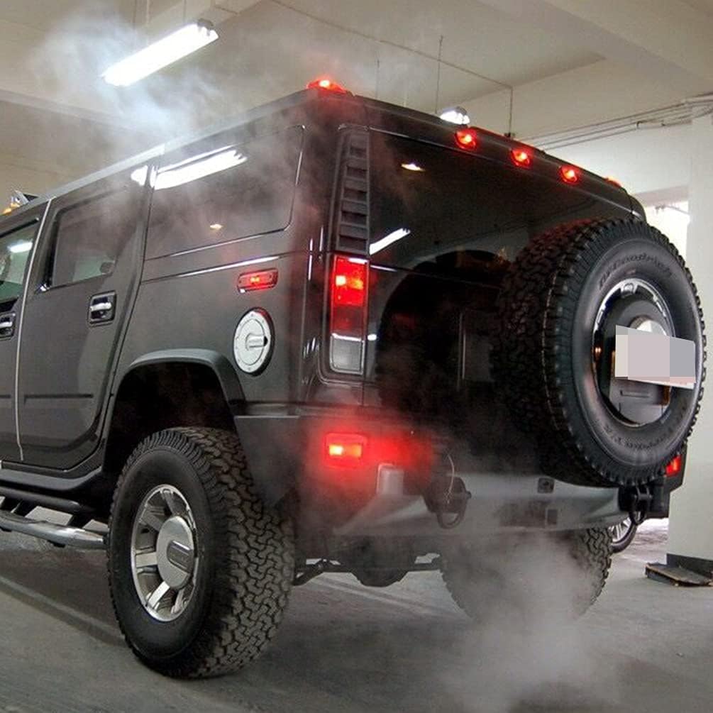 LED Cab Roof Smoke Lens Light Kit 10pcs For Hummer H2 SUT Dark Black Lens Amber/Red Led Light T93046