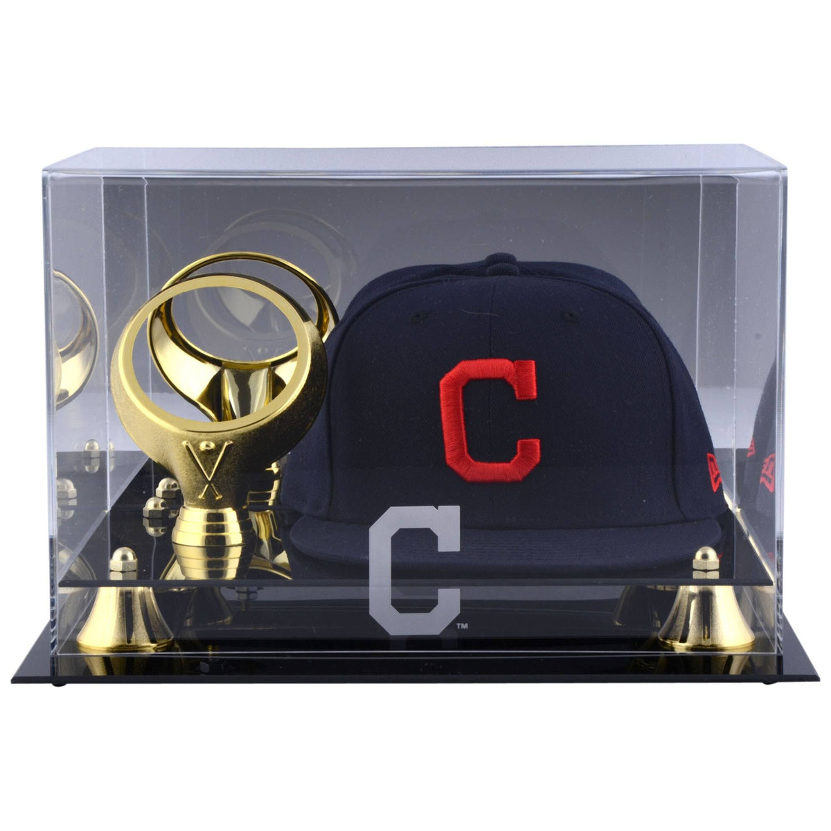 Acrylic Cap and Baseball Logo Display Case K887