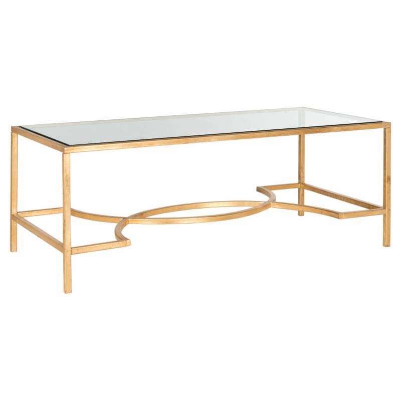 Silver/Black Glass Coffee Table E1705