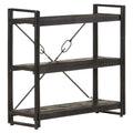 3-Tier Solid Mango Wood Bookcase B862659
