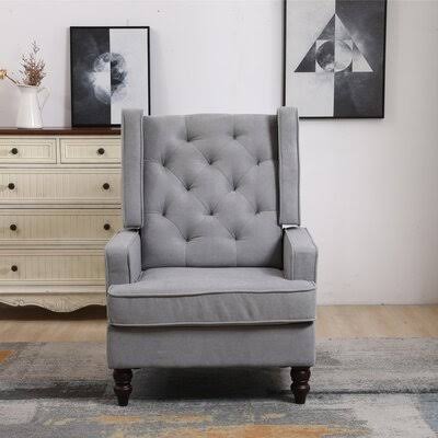 Light Gray Rocking Chair P1215