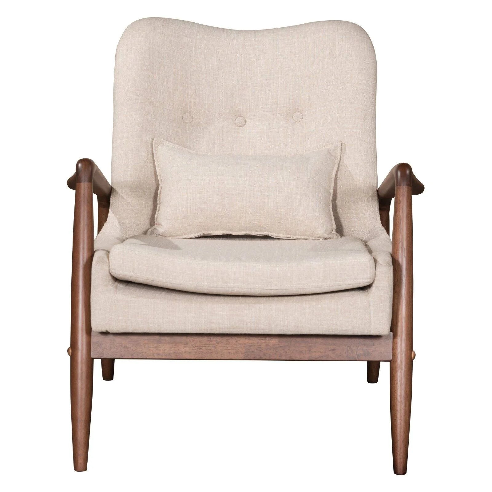 Black Lounge Chair and Ottoman B5051
