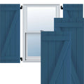 Sojourn Blue PVC Board and Batten Shutters (Per Pair) Q157