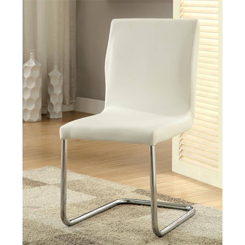 White Dining Chair (Set of 2) I6070