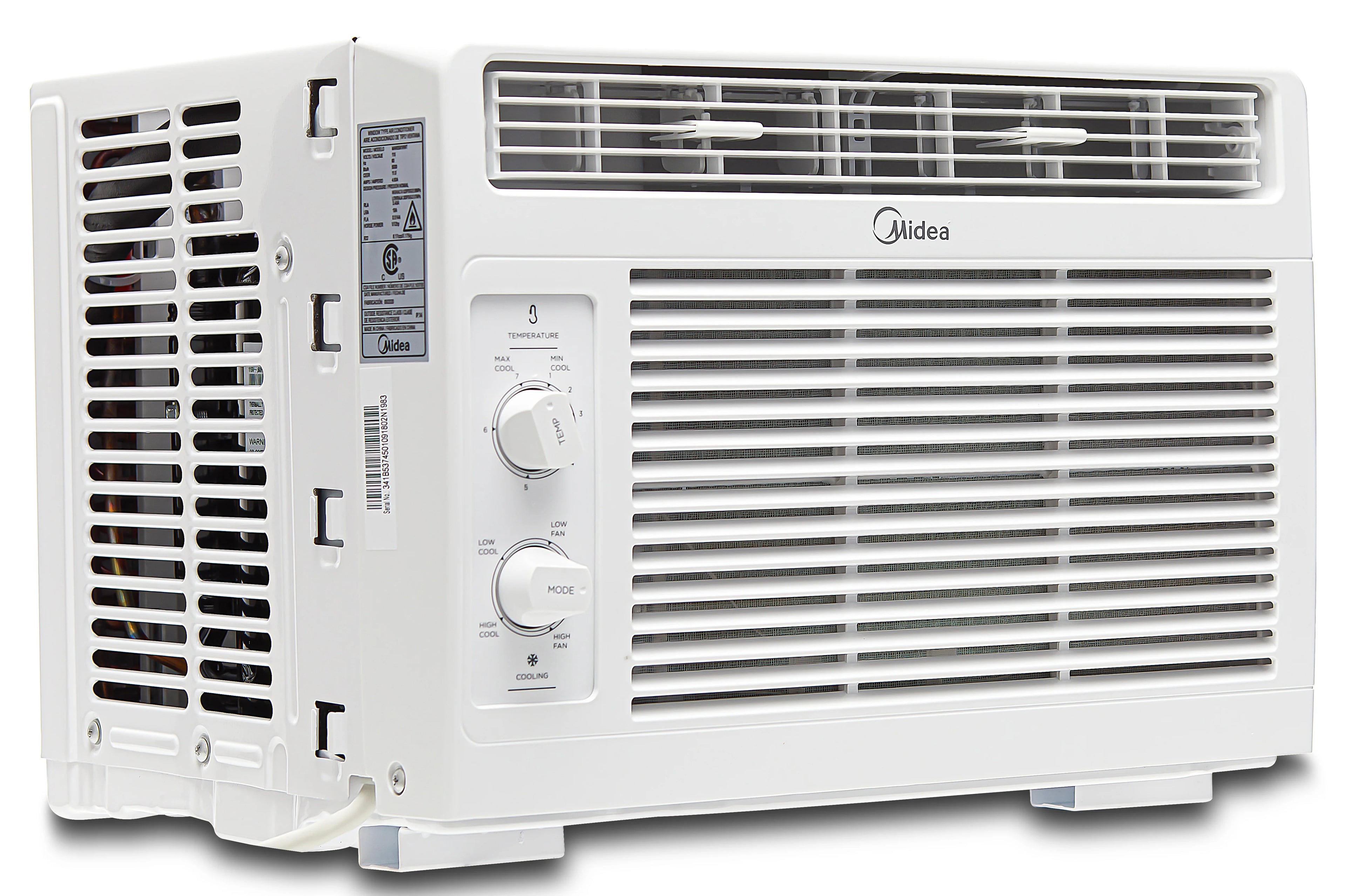 White Mechanical Window Air Conditioner D6202