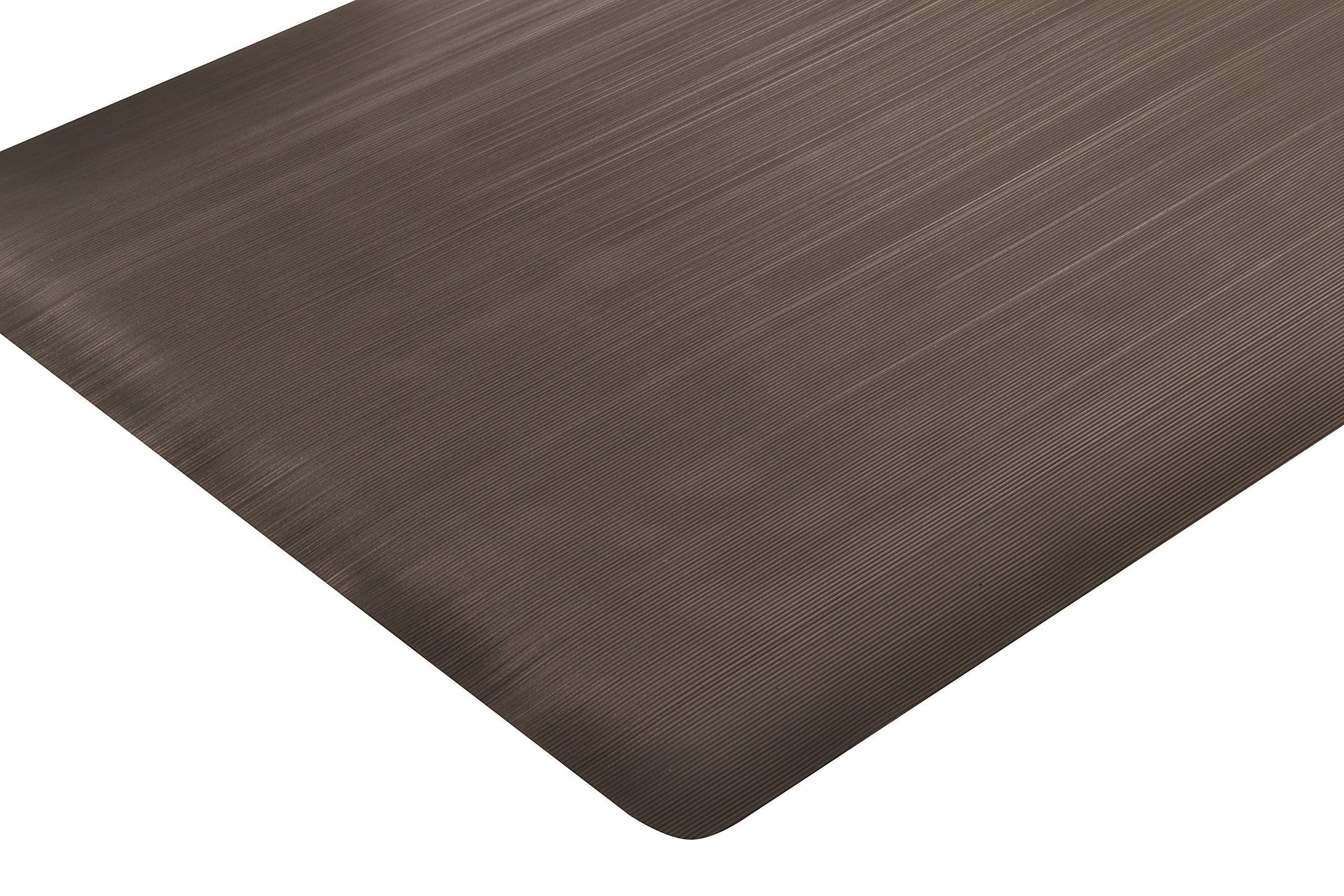 Antifatigue Mat, Black, 3Ft. x 5Ft. E394