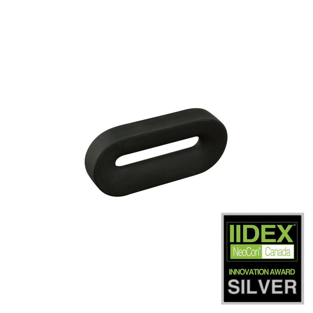 Charcoal Oval Cabinet Pull V61509