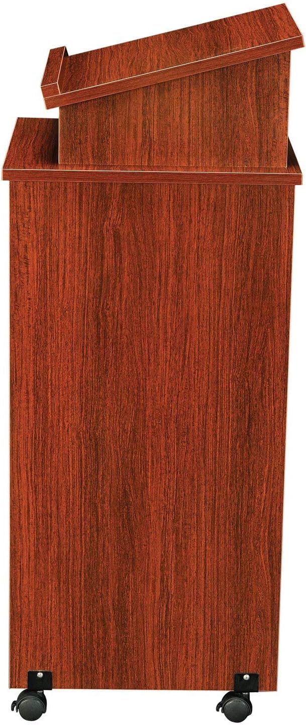 Mahogany Mobile Lectern T557419