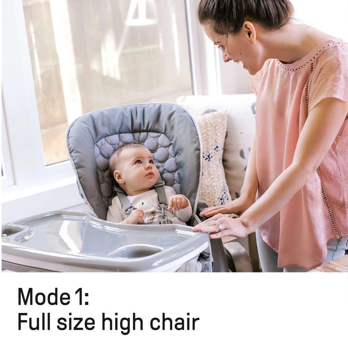 4-in-1 High Chair Toddler Chair Booster Seat P57554