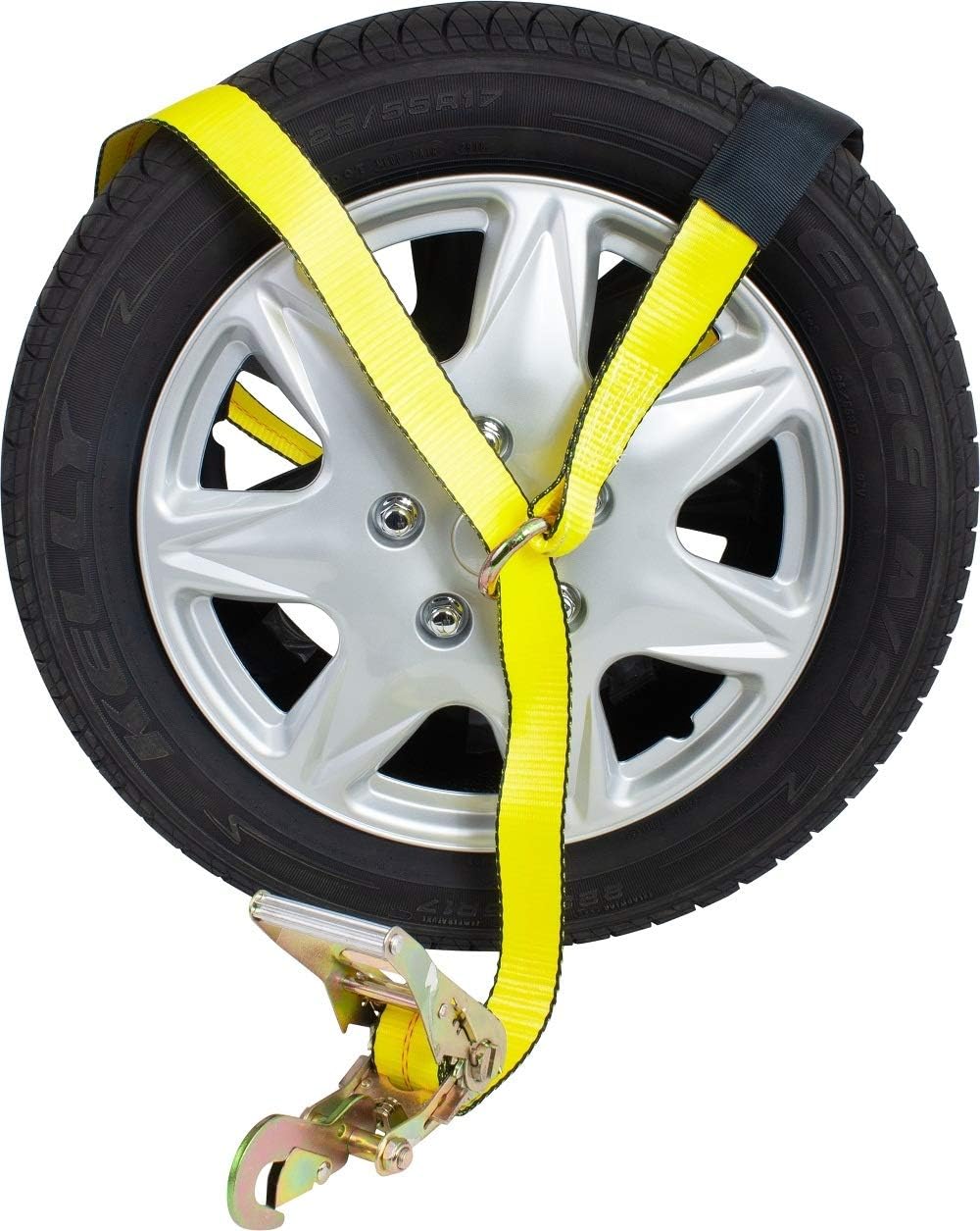 2 Chain Ratchets & Lasso Straps Tow Truck Wrecker Car Hauler Wheel Lift D91162