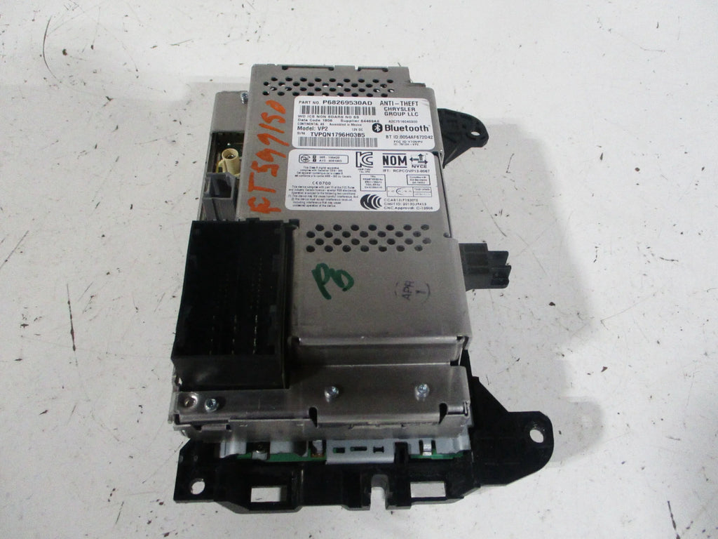 16 Dodge Durango Front Touch Screen Radio Display V6349