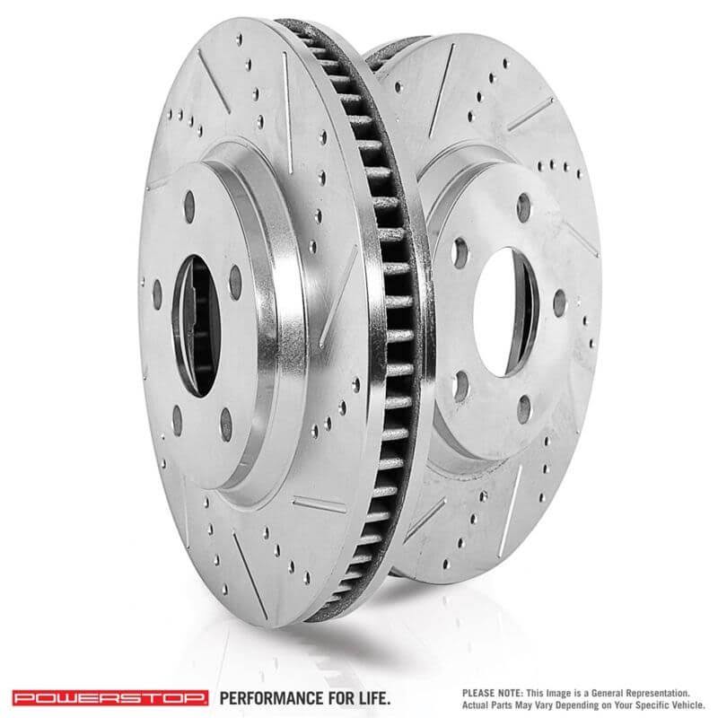 Front Drilled & Slotted Rotors Z41082
