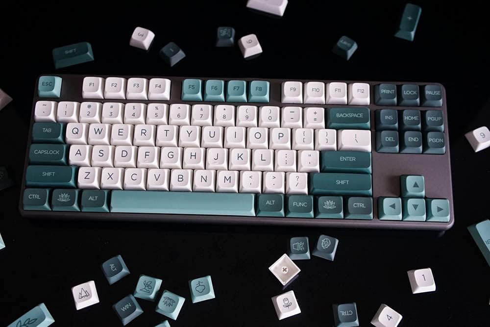 138 Botanical XDA Keycaps PBT Dye-Sublimated for MX Switch Mechanical Keyboard L99027