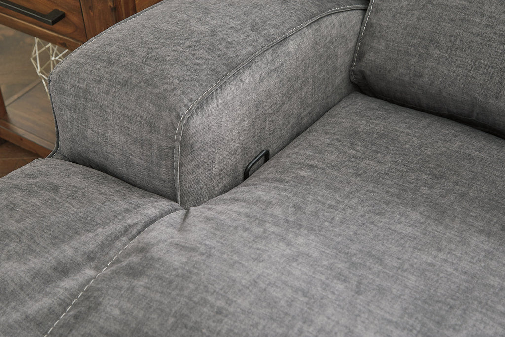 Charcoal Wide Seat Recliner J1179