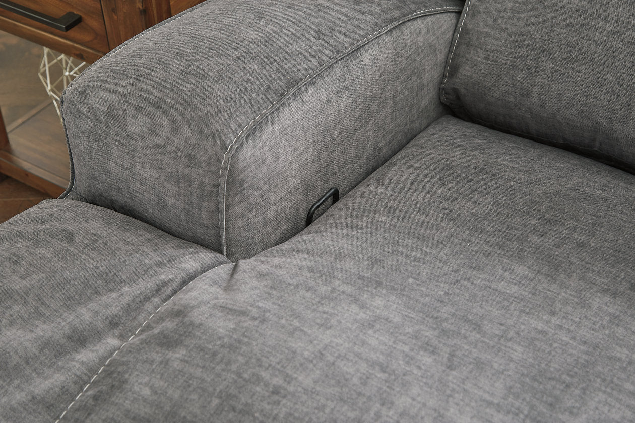 Charcoal Wide Seat Recliner J1179
