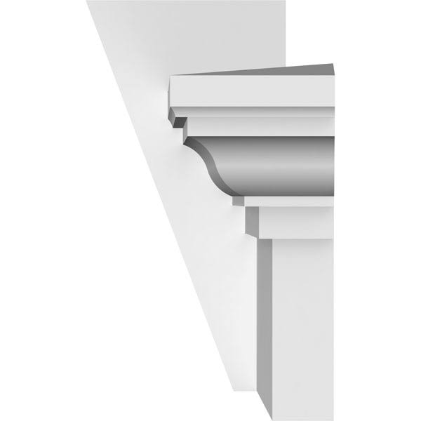 63x22 Bottom Width x 66 1/2x22 Top Width x 6x22H x 1x22P Traditional Crosshead with Flat Keystone J99182
