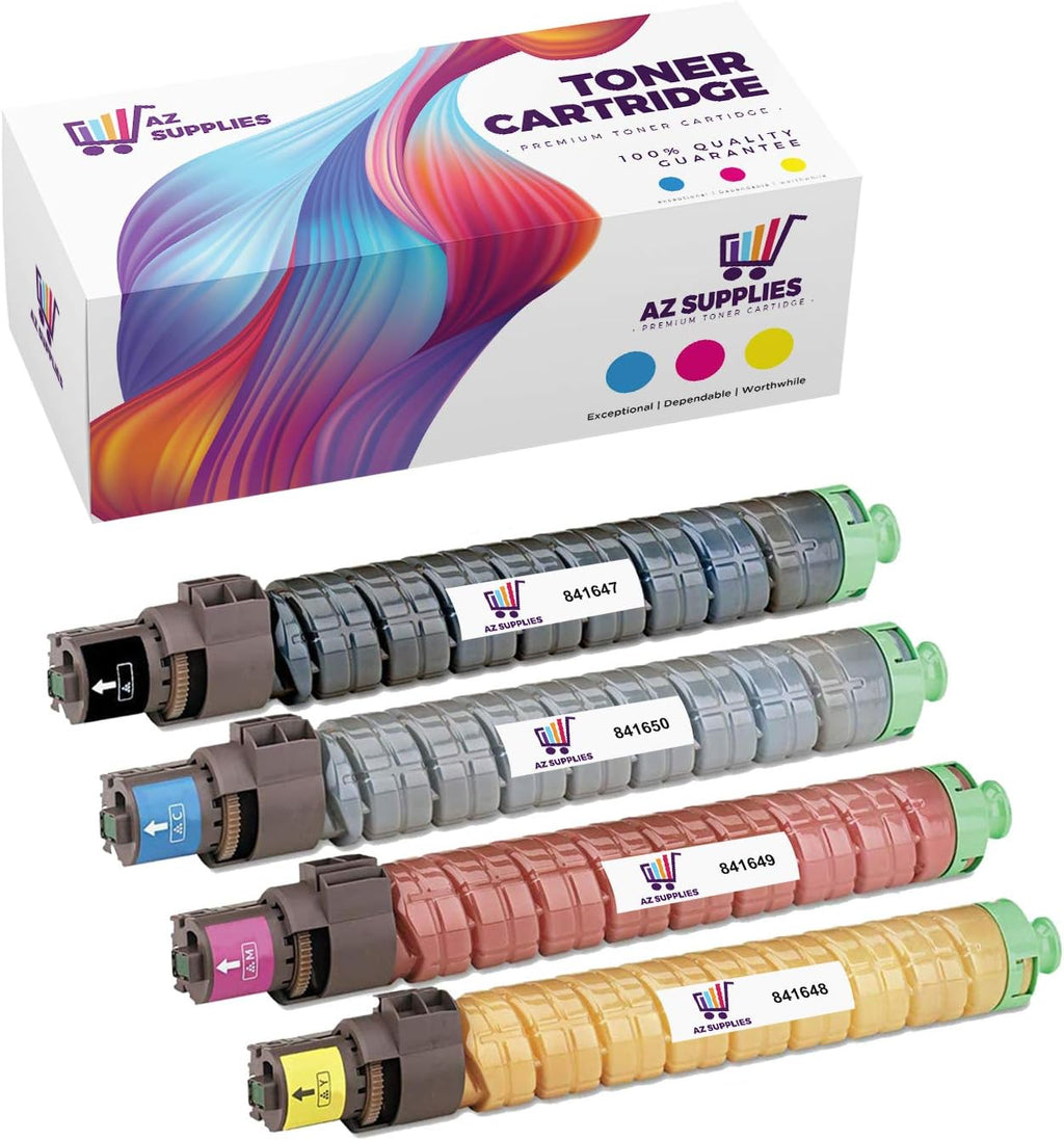 4 Packs Toner Cartridge for Ricoh Aficio MP C3002 C3502 R396