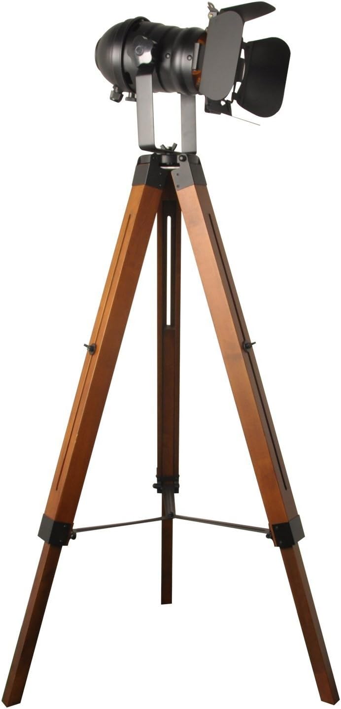 Adjustable Tripod Wood Table Lamp W29903