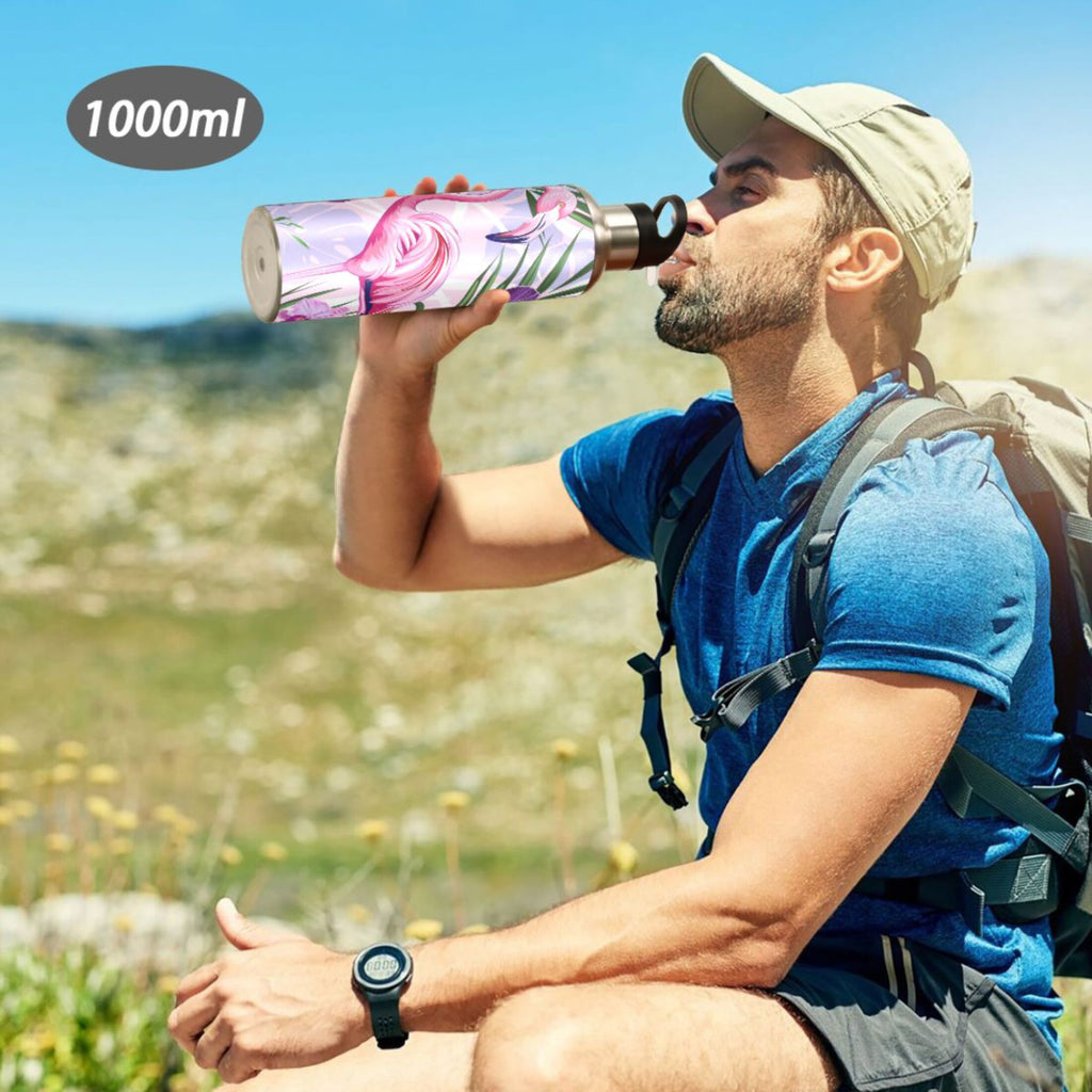 20 oz Insulated Stainless Steel Water Bottle with Straw Lid M122673