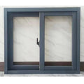 Small Horizontal Transom Sliding Door Windows, Double Slide Aluminum Alloy Frame Window, L 40cm~W 40cm F6882