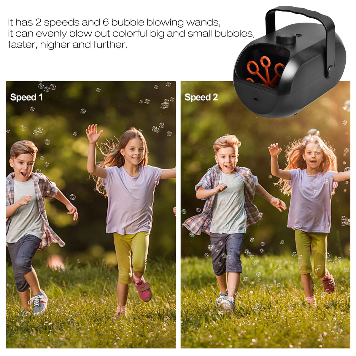 Portable Automatic Bubble Machine F24994