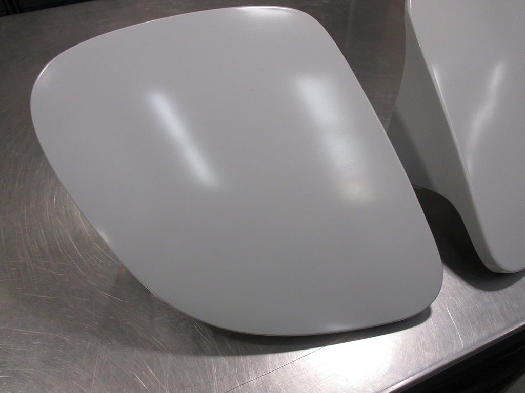 Driver and Passenger Side Head Light Lid Set Primed T296