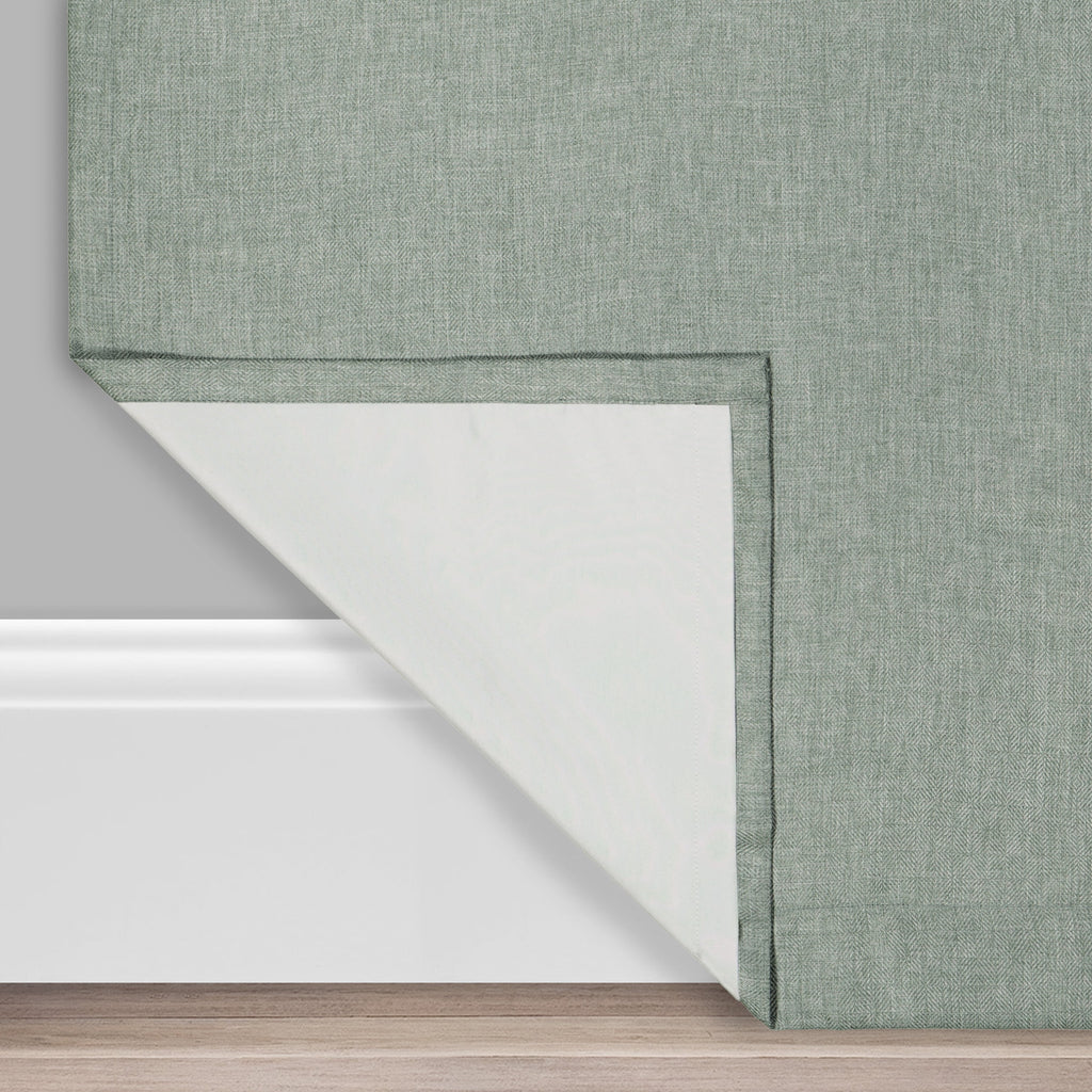 Celadon 50 x 84 Blackout Grommet Top Window Panel D348219