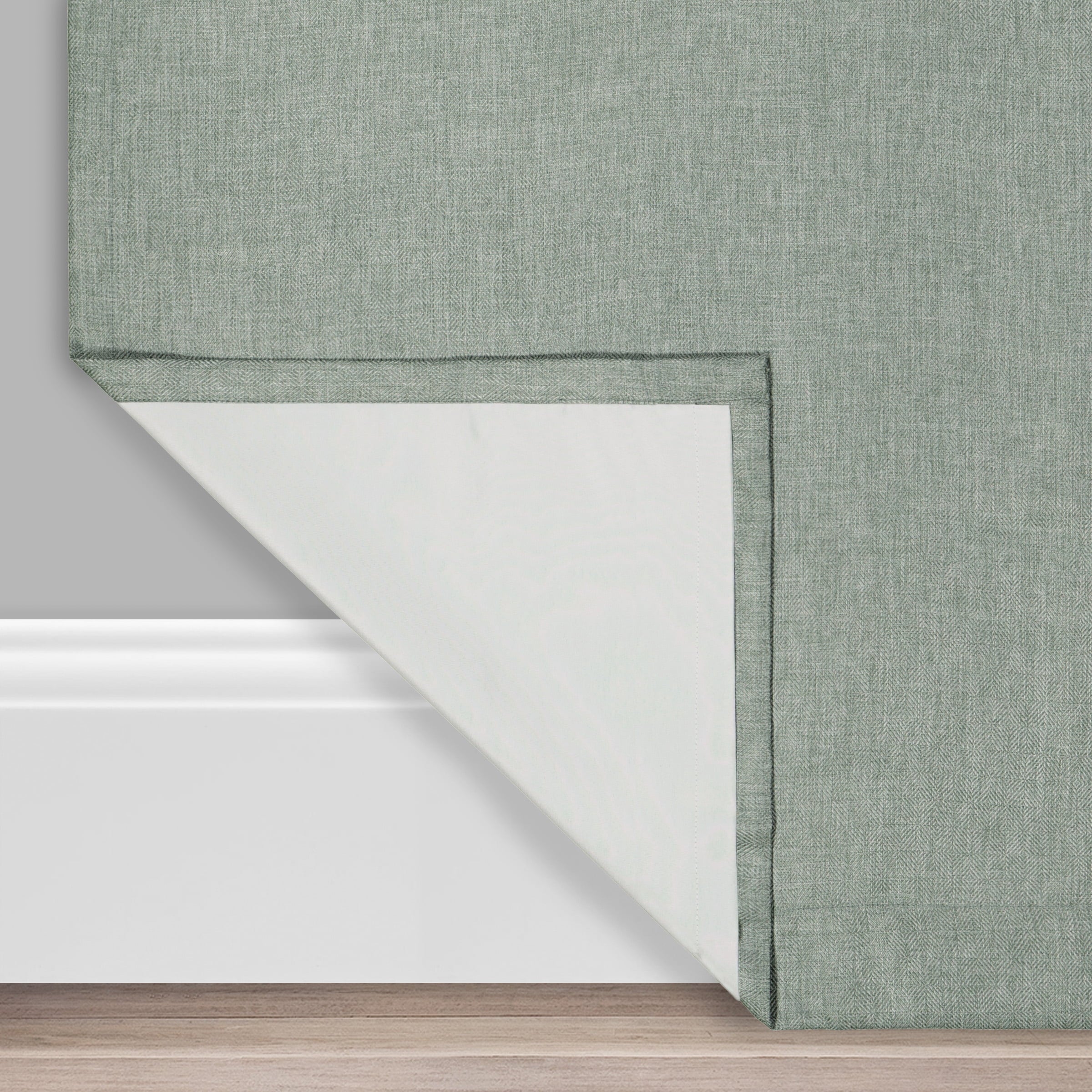 Celadon 50 x 84 Blackout Grommet Top Window Panel D348219
