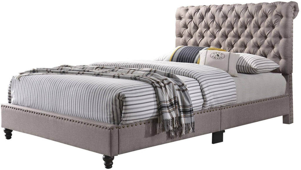 Tan King Bed F787974