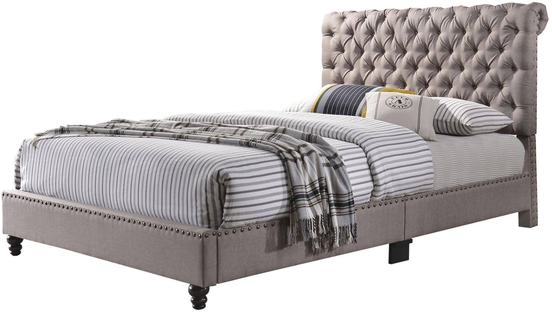Tan King Bed F787974