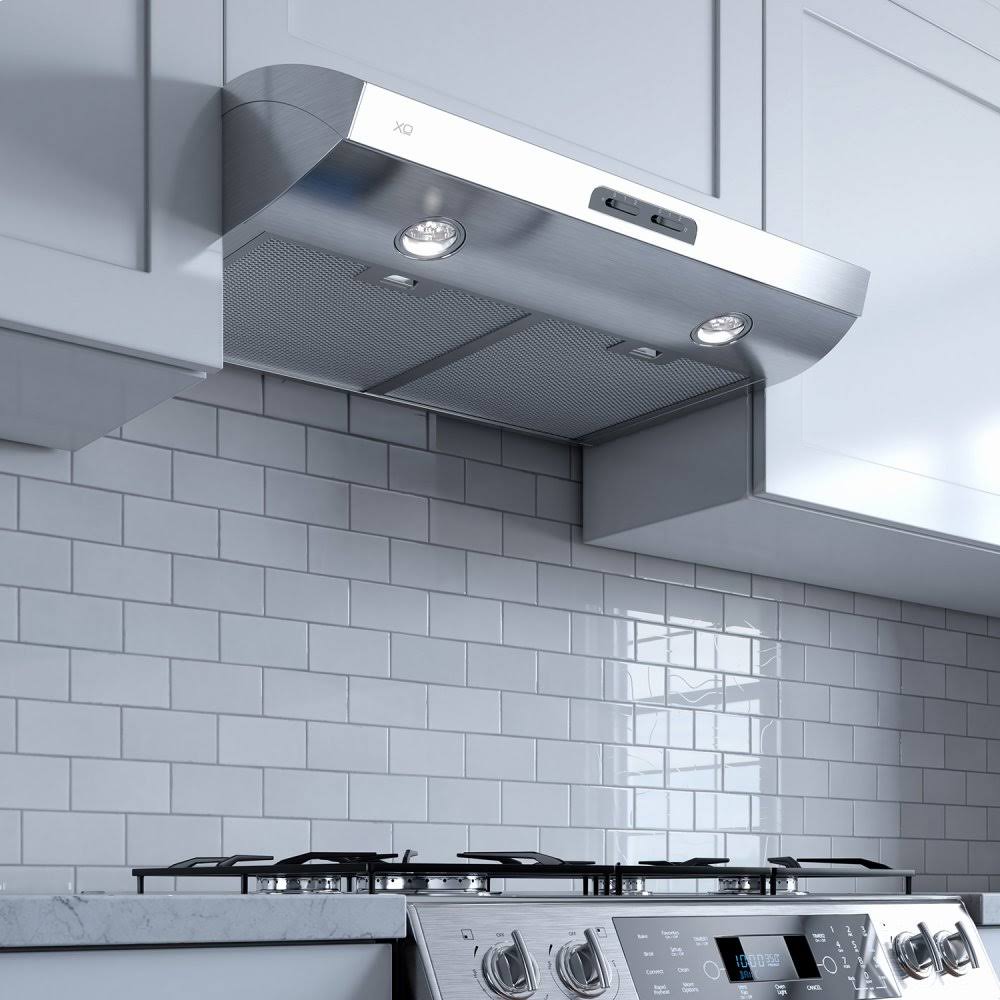 White 30x22 Under Cabinet Range Hood O7955