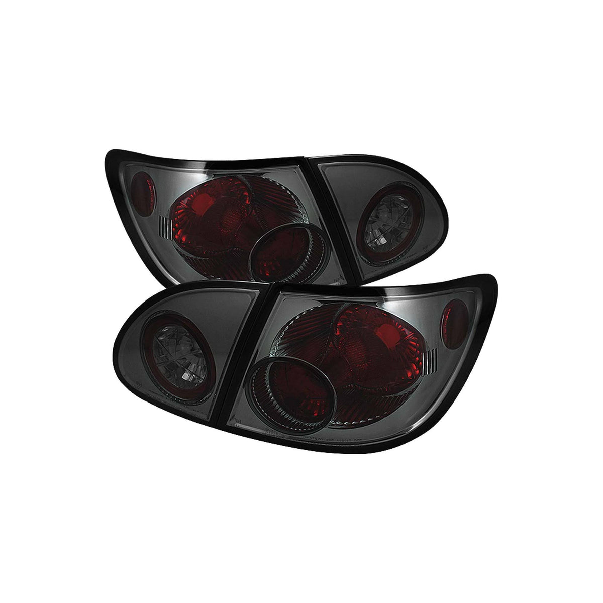 Smoke Euro Style Tail Lights for Toyota Corolla 03-08 H529