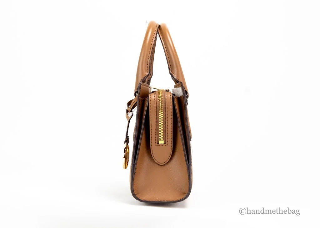 Small Vegan Faux Leather Satchel Handbag O211