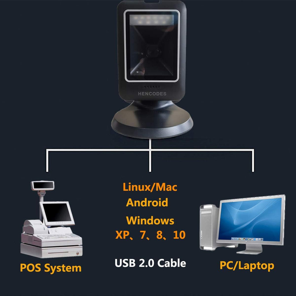 2D Barcode Scanner, USB, Pack of 2 S894
