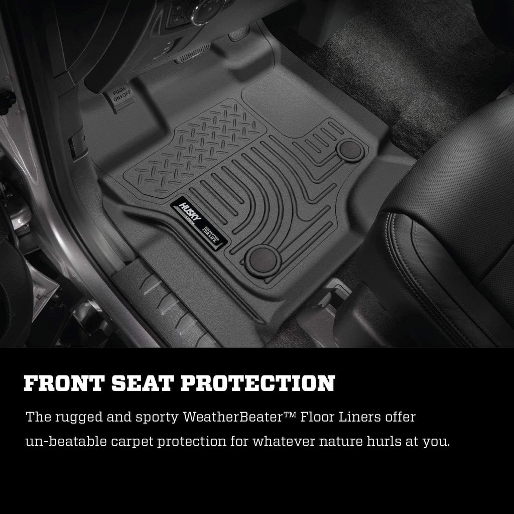 Black Front Floor Liners 2 Pcs P11742