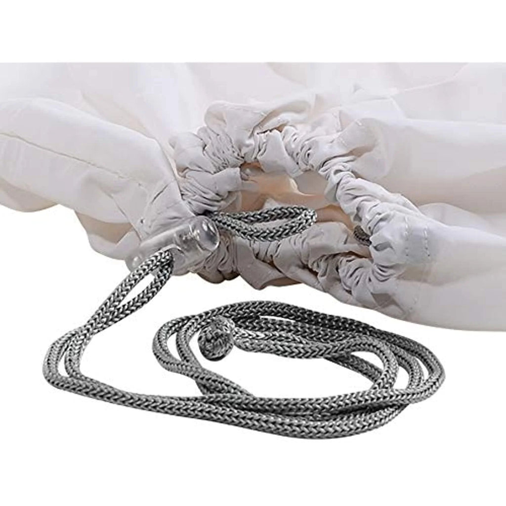 White Nylon Drawstring Carcass Bag B689