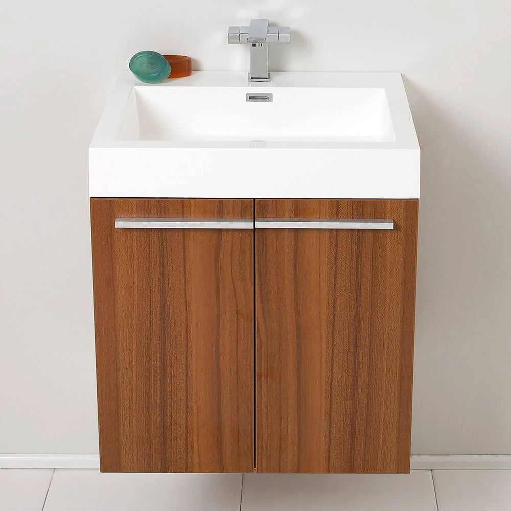 Teak Bathroom Cabinet with Integrated Sink I956965